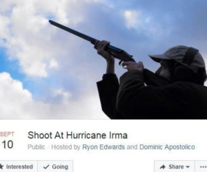 Hàng chục nghìn người Mỹ đòi nổ súng đuổi siêu bão Irma