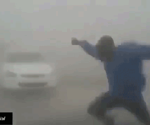 Người đàn ông đơn độc đương đầu siêu bão Irma