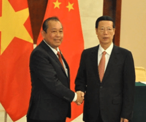 Phó thủ tướng Việt Nam, Trung Quốc bàn về Biển Đông