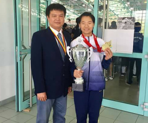 Thầy của Nguyễn Thị Ngoan tự hào về tấm HCV thế giới Karatedo