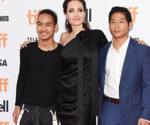 Pax Thiên và Maddox phong cách trên thảm đỏ cùng Angelina Jolie