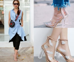 Mùa thu này đừng bỏ lỡ "cơn sốt" phụ kiện nhựa trong