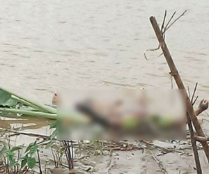 Thi thể nam thanh niên không còn nguyên vẹn trôi trên sông Hồng