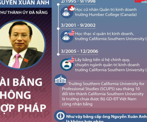 Công bố vi phạm của Bí thư Đà Nẵng Nguyễn Xuân Anh