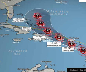 Bão Maria thành “quái vật”, phá tan nhà Thủ tướng Dominica