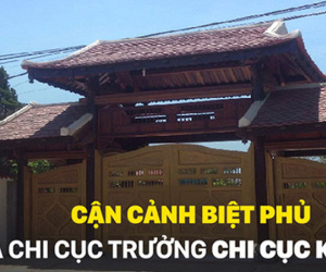(Video) Biệt phủ bằng gỗ quý của Chi cục trưởng Kiểm lâm: Kinh doanh nhiều năm mới có tiền để làm