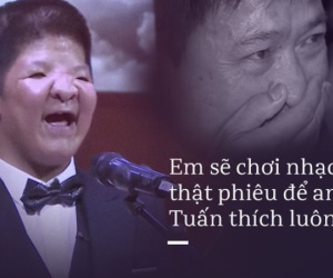 Con trai Quốc Tuấn: "Bôm là đàn ông, Bôm can đảm lắm"