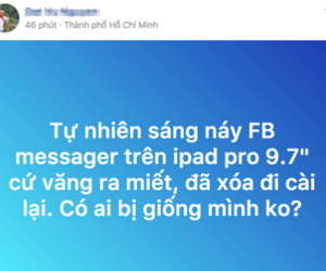 Facebook Messenger trên nhiều iPhone, iPad bị lỗi