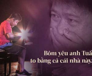 Rơi lệ vì câu nói của Bôm - con trai Quốc Tuấn: "Bôm yêu anh Tuấn to bằng cả cái nhà này..."