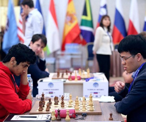 Vượt kỳ thủ Trung Quốc, Quang Liêm đoạt HC vàng ở AIMAG 2017