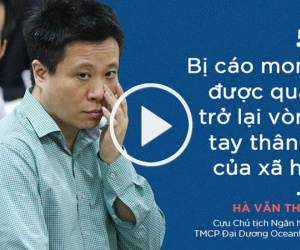 Video: Những lời nói sau cùng cảm động ở phiên xử đại án Oceanbank