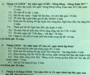 Hội phụ huynh trả lại 332 triệu đã thu