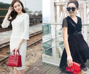 "Cô gái thời tiết" Mai Ngọc và bộ sưu tập túi hiệu hoành tráng