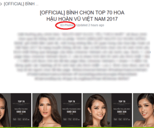 Thôi rồi, bộ hình top 70 HHHVVN chỉ còn lại 63 người và không hề có Mai Ngô!