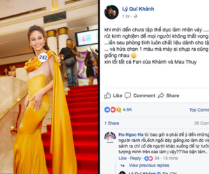 Lùm xùm chê váy xấu: Mâu Thủy cảm ơn Lý Quí Khánh, Hà Hồ nhắn nhủ "đừng bận tâm"
