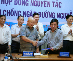 TP.HCM thuê siêu máy bơm chống ngập cho đường Nguyễn Hữu Cảnh