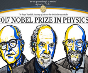 Nghiên cứu về sóng hấp dẫn đoạt giải Nobel Vật lý 2017