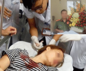 Nữ sinh tố bị "anh em" đại úy công an hành hung, cầu cứu cư dân mạng