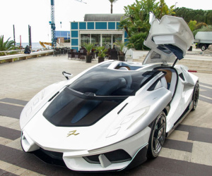 "Siêu xe vũ trụ" FV-Frangivento Asfanè bất ngờ xuất hiện ở Monaco