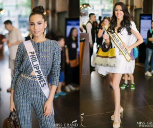 Các người đẹp quốc tế rạng rỡ đến Việt Nam thi Miss Grand International