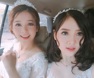 Đôi bạn thân sinh năm 1999 bị nhầm là cô dâu và phù dâu xinh nhất Facebook hôm nay