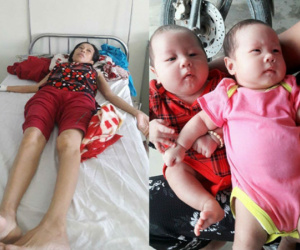 Người mẹ cố gắng thụ tinh nhân tạo mang thai đôi thì bị ung thư: "Xin cho tôi sống thêm chút nữa với con"