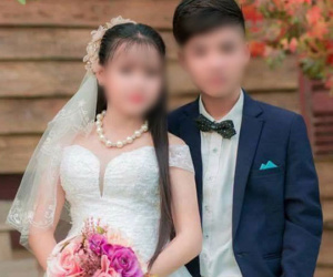 Hoàn cảnh đáng thương của cô dâu sinh năm 2001 trong bộ ảnh cưới với chú rể trạc tuổi ở Bắc Giang
