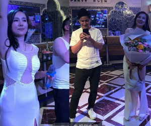 Hết thời, Can Lộ Lộ phải đi phục vụ ở quán karaoke