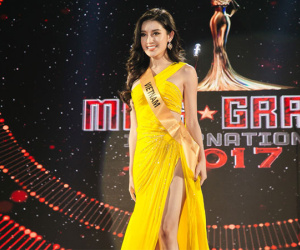 Huyền My thuộc nhóm thí sinh gây bất ngờ ở Hoa hậu Hòa bình 2017