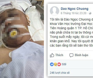 Thầy giáo rao bán thơ 5.000 đồng để chữa bệnh hiểm nghèo