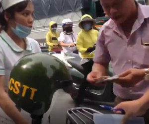 CSTT "kiên quyết" xử lý xe cấp cứu của Bệnh viện Đông Đô chở bệnh nhân