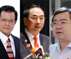 Những cán bộ cấp cao được luân chuyển trong ba năm qua