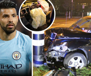 Aguero trở lại luyện tập sau 11 ngày từ tai nạn xe