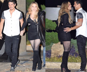 Mariah Carey diện váy ngắn sexy đi chơi tối với bồ trẻ