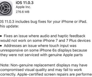 Apple phát hành iOS 11.0.3, bản cập nhật thứ tư trong bốn tuần qua
