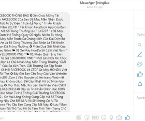 Lật tẩy thủ đoạn lừa đảo trúng thưởng "khủng" qua Facebook