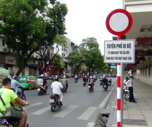 Hà Nội cấm ô tô hoạt động hàng loạt tuyến phố quanh Hồ Gươm