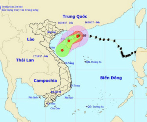 Bão số 11 áp sát đảo Bạch Long Vĩ, sắp suy yếu thành áp thấp nhiệt đới