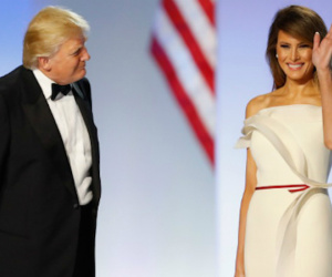 Melania tặng bộ váy mặc trong ngày Trump nhậm chức cho bảo tàng
