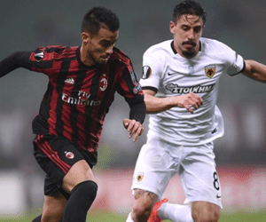 Milan tiếp đà khủng hoảng bằng trận hòa ở Europa League