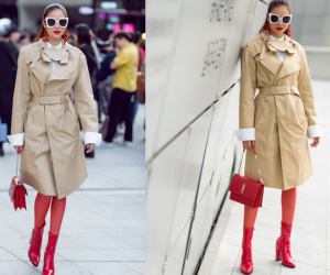 Phạm Hương mặc phong cách tại Seoul Fashion Week