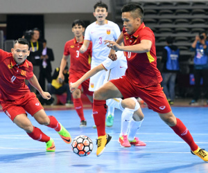 Futsal Việt Nam thắng chủ nhà Trung Quốc 4-3 ở cúp tứ hùng