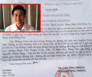 Phó phòng CSGT Đồng Nai thừa nhận từng bị kỷ luật vì mãi lộ