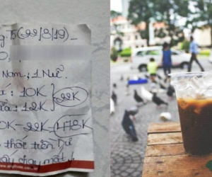 Tá hỏa vì quên lấy gần 500.000 đồng tiền thừa, chàng shipper ngỡ ngàng khi đọc được mảnh giấy chủ quán để lại