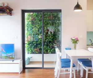 Căn hộ 59m² gây thương nhớ với điểm nhấn xanh mát có tổng chi phí 125 triệu đồng ở khu đô thị xanh nhất Hà Nội