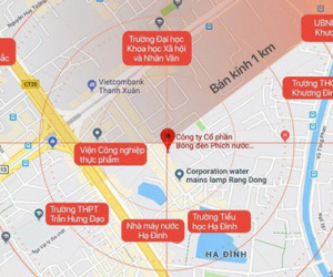 'Khu vực 1km' sau vụ cháy Công ty Rạng Đông: Bao gồm nhiều trường học và khu đông dân cư