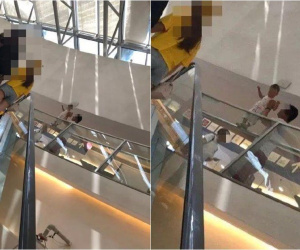 Tưởng ảnh chụp đôi nam nữ, nhìn kĩ mới 'thót tim' vì hành động của ông bố góc phải ảnh