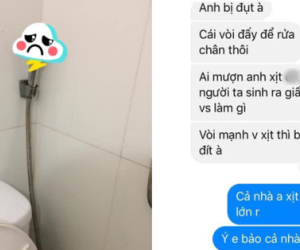 Bì hài chuyện chàng trai bị người yêu chia tay chỉ vì đi vệ sinh mà lại dùng... vòi xịt!?