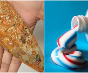 Thấy chồng dùng kem đánh răng bôi vào dao, vợ tưởng phí công hóa ra hiệu quả kỳ diệu