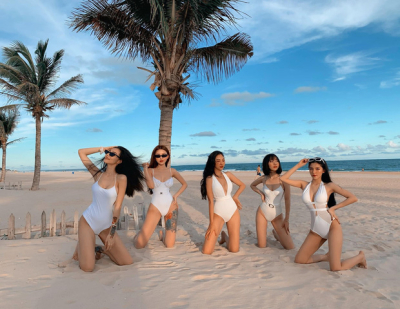 Hội gái đẹp chơi thân rủ nhau diện bikini khoe eo thon chân dài thẳng tắp: Biết nhìn vào ai đây? - 8